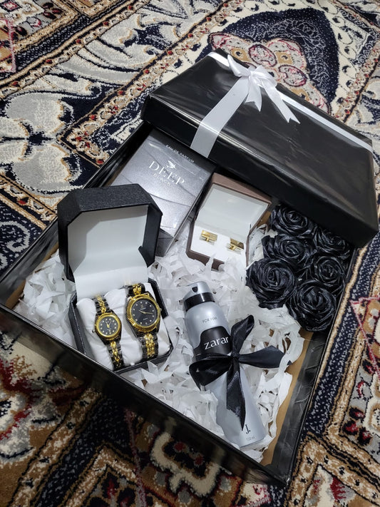 🎁 Luxury Black Gift Box Set for Him